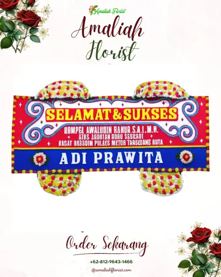 Papan Bunga Ucapan Selamat Bina