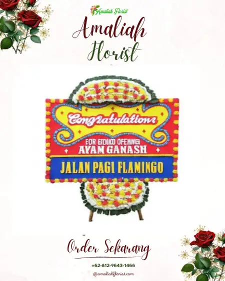 Sewa Papan Bunga Bina